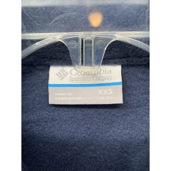 Columbia Boys' Toddler Steens Mountain II Fleece Jacket XXS 4/5 Red / Navy - Picture 3 of 10